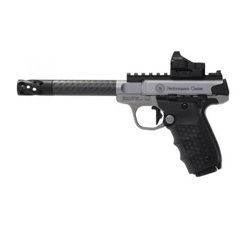 Smith & Wesson Performance Center SW22 Victory Target 22 LR 6 in Carbon Fib - View 2