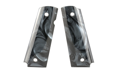 Hogue 45418 Polymer Grip, 1911 Govt Model, Ambi Cut, Black-Pearlized - View 2