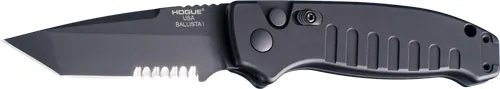 Hogue Ballista-I Automatic Tanto Knife 3.5" Serrated Black Blade - View 2