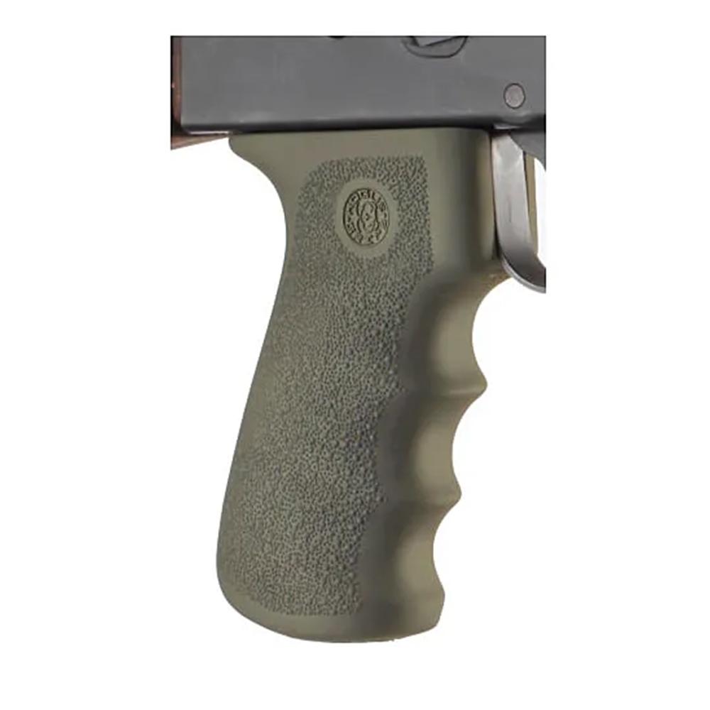 Hogue 74001 OverMolded Rifle Grip AK-47/74 Finger Grooves OD Green - View 2