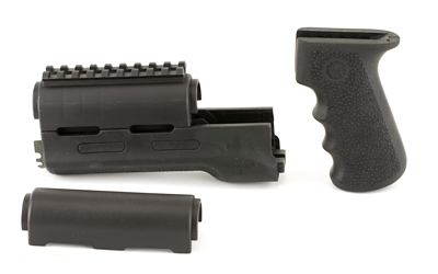 Hogue 74008 OverMolded Rifle Grip/Forend Kit AK-47/74 Rubber Black - View 2