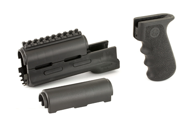 Hogue 74008 OverMolded Rifle Grip/Forend Kit AK-47/74 Rubber Black - View 3