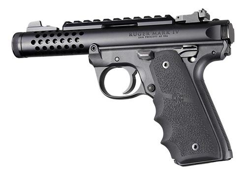 Hogue 79080 Rubber Grip Black with Finger Grooves for Ruger Mark IV 22/45 - View 2