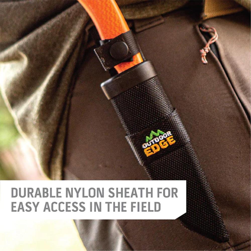 Outdoor Edge SwingBlaze Folding Skinning/Gutting Knife Blaze-Orange - View 2