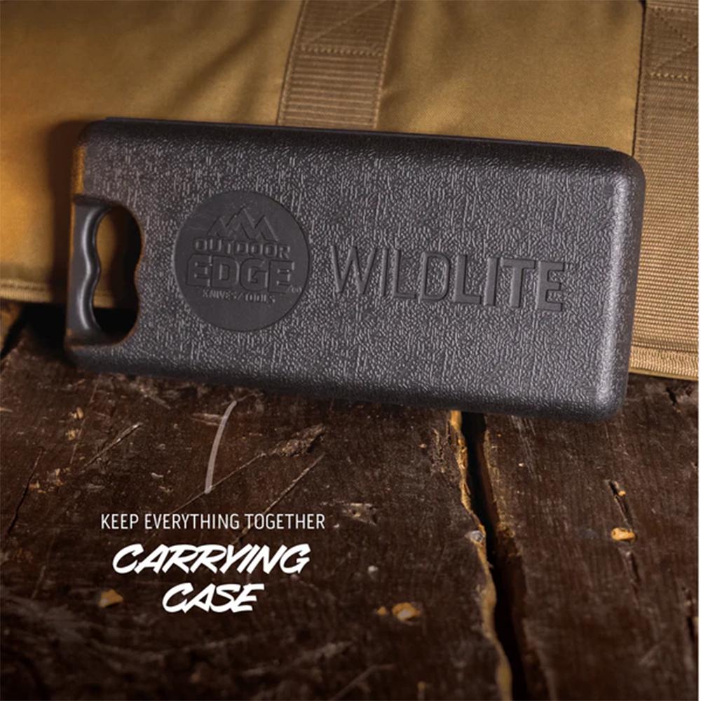 Outdoor Edge WL6 WildLite Game Processor Kit 420J2 SS Blaze Orange Handles - View 2