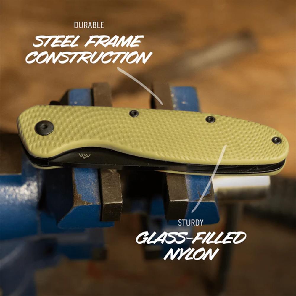 Outdoor Edge VD1C Viddux Folder 3.15" Blade Green - View 2