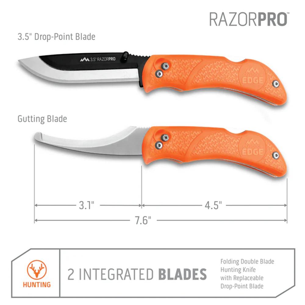 Outdoor Edge RO30C Razor Pro Saw Combo with 6 Blades & Sheath - View 2