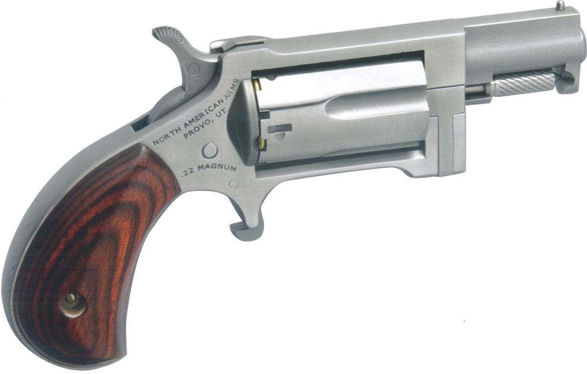 NAA SW Sidewinder 22 WMR Revolver 1.50" Barrel 5rd Cylinder Stainless Finish - View 2