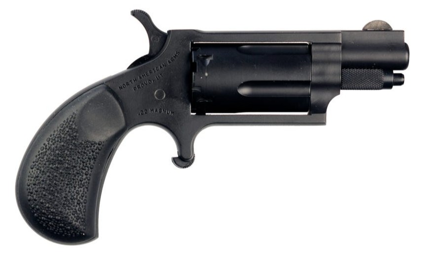 NAA NAA-22MS-CRK Mini-Revolver 22M 5-Shot Black Rubber Grip 1.125" Barrel - View 2