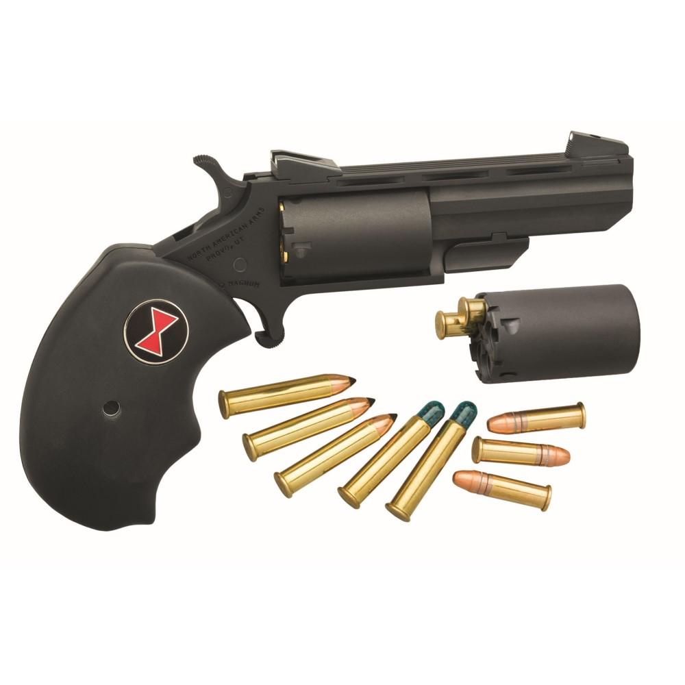 NAA Black Widow .22LR/.22WMR Revolver 2" Barrel Fixed Sights - View 2
