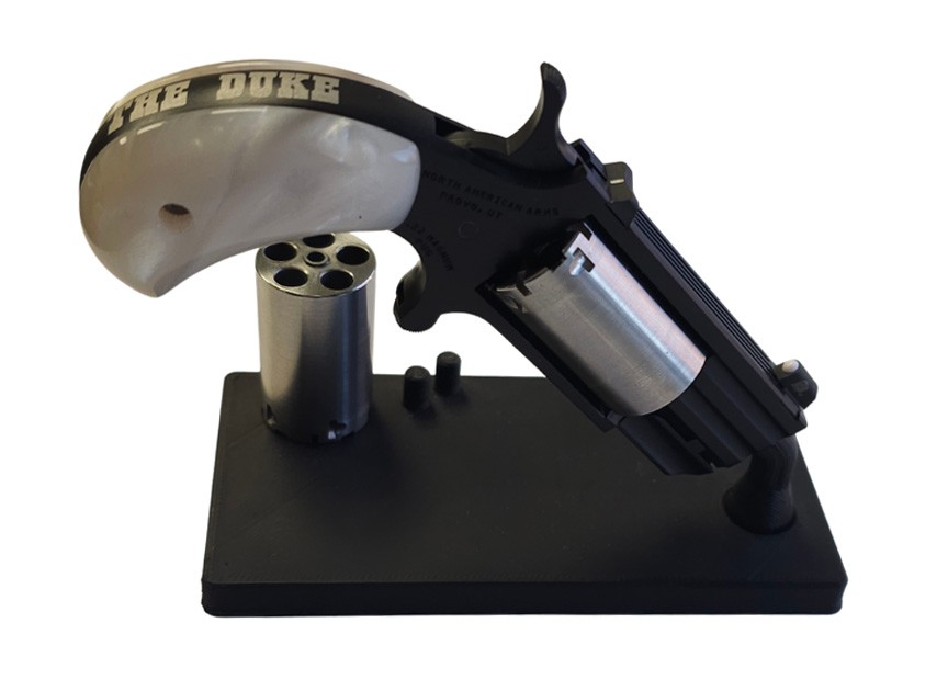 NAA NAA-PUG-DUKE .22WMR/22LR Revolver, 1" Barrel, 5-Round - View 2