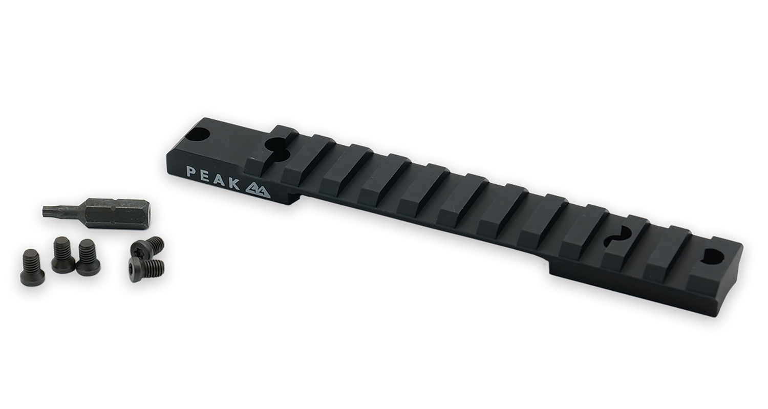 Weatherby J010002 Picatinny Rail Peak 44 Black Alu - View 2