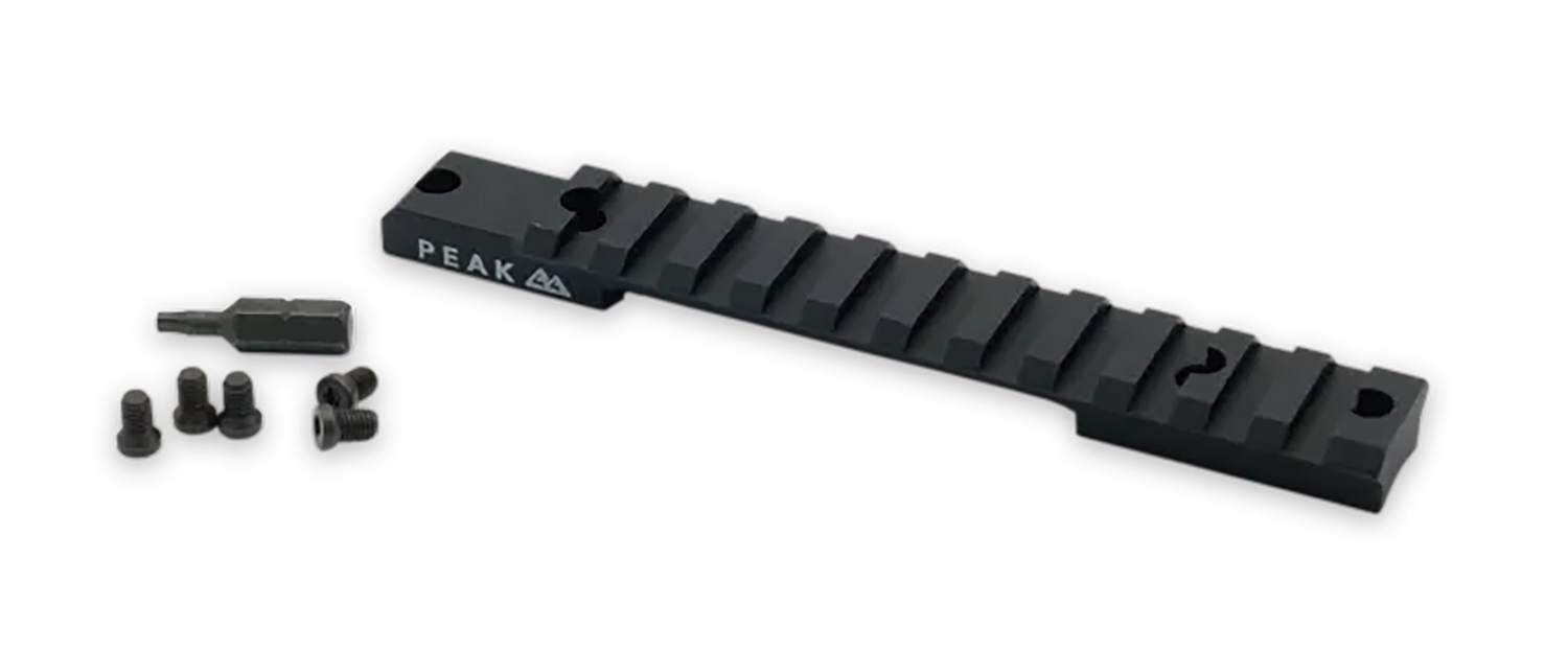 Weatherby J010006 Peak 44 Picatinny Rail Matte Bla - View 2