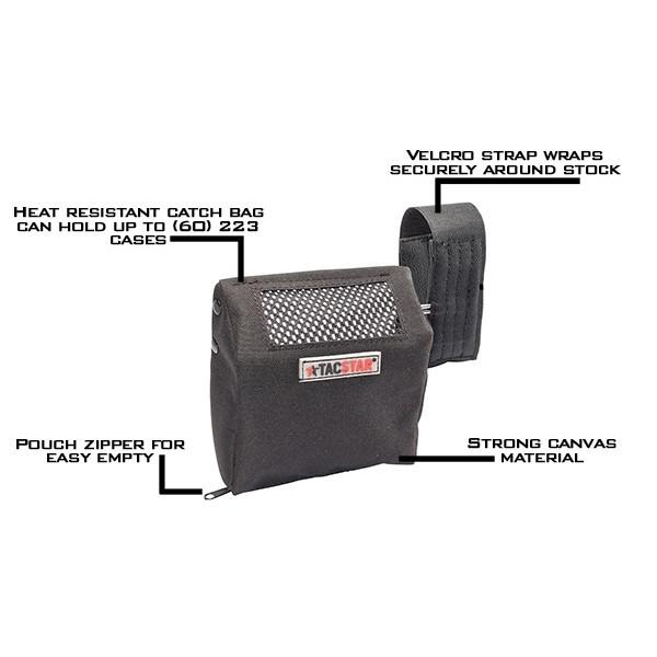 Lyman 1081245 Universal Brass Catcher Black Canvas Velcro Mount - View 2