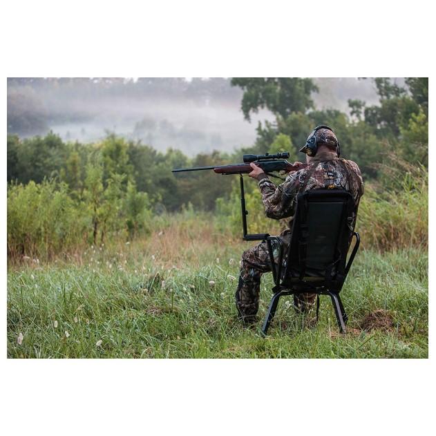 BenchMaster BMSSSC Sniper Seat 360 Shooting Chair Black Steel 360 deg Rotation - View 2