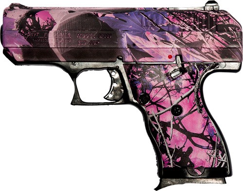 Hi-Point 916 PI 9mm Semi-Auto Pistol, 3.5" Barrel, Pink Camo, 8-Round - View 2