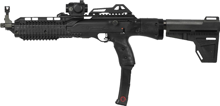 Hi-Point 995P 9mm 13.25" TB Brace Red Dot 2 Redball Mags Black - View 2
