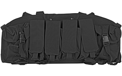 BLACKHAWK Commando Chest Harness 4 Magazine Pouches Black - View 2
