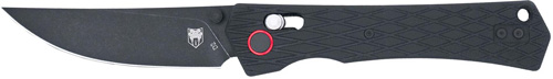 CobraTec CTLEGBLK Legacy D2 Black Bar Lock Drop Point Knife - View 2