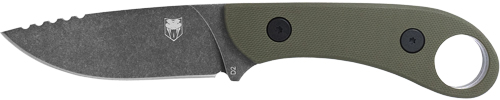 Cobratec D2 Skinner 3.75" Full Tang OD Green G10 with Kydex Sheath - View 2