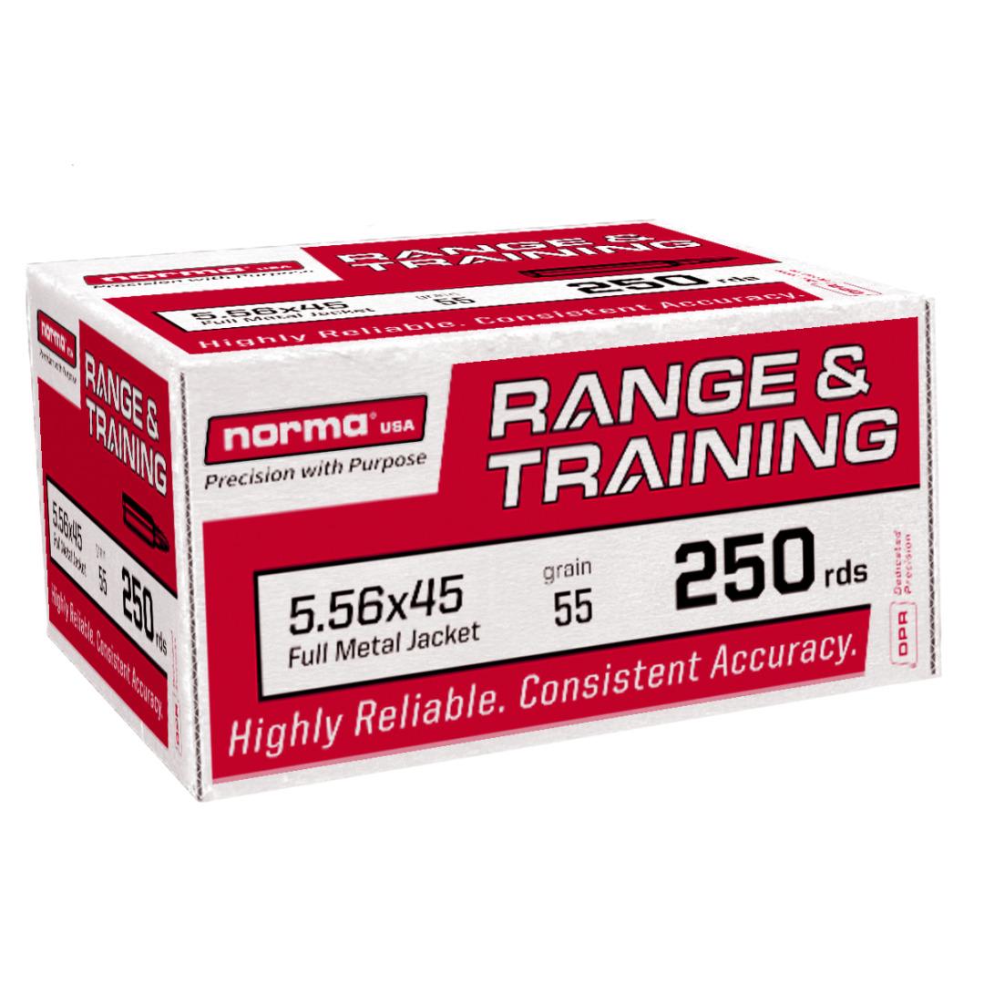 Norma Range & Training Rifle Ammunition 5.45x39 62gr FMJ 2624 fps 250/ct - View 2