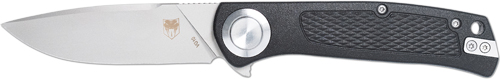 CobraTec EDC Scout Grivory Button Lock Knife Folding Blade Black - View 2