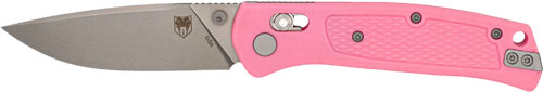 COBRATEC EDC SCOUT BAR LOCK 3.12" PINK STAINLESS - View 2
