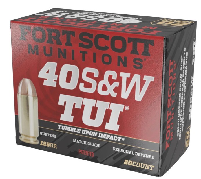 Fort Scott Munitions 400-125-SCV .40 S&W 125 Grain TUI Ammo 20 Rounds - View 2