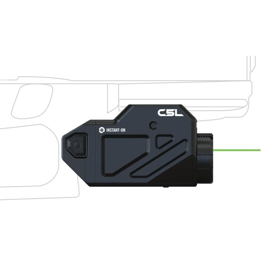 Viridian 9300027 C5L SAFECharge 650 Lumen Green Laser Sight Black - View 2