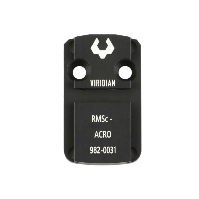 Viridian 9820031 RFX 44 Shield RMSc Mounting Adapter Black Anodized - View 2