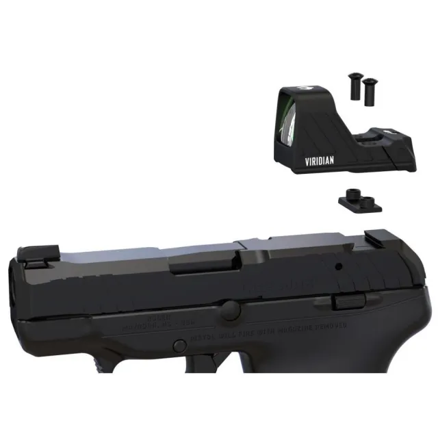 Viridian 9810054 RFX11 Green Dot Sight 3 MOA 16x22mm Black - View 2