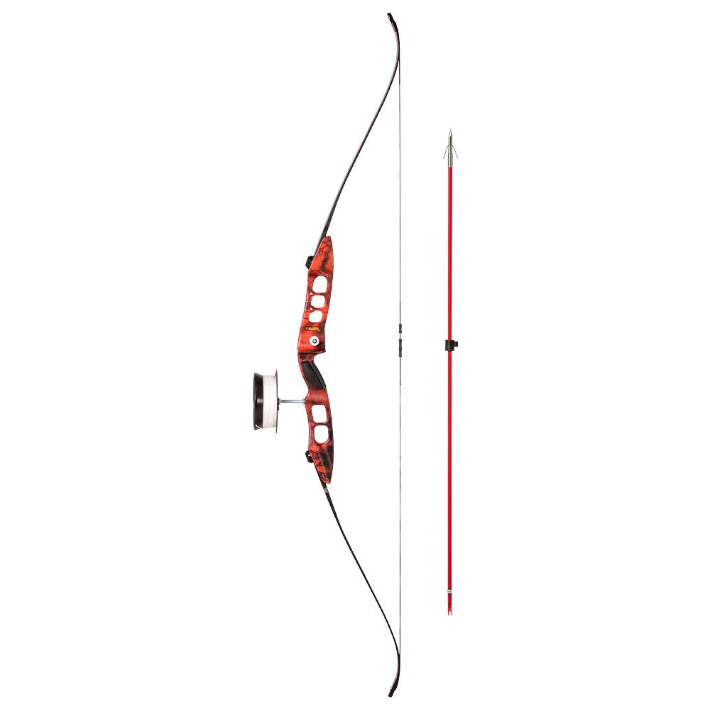 Cajun A6FS15845R Fish Stick RTF RH 45lb Bowfishing Package Red Veil 56" - View 2