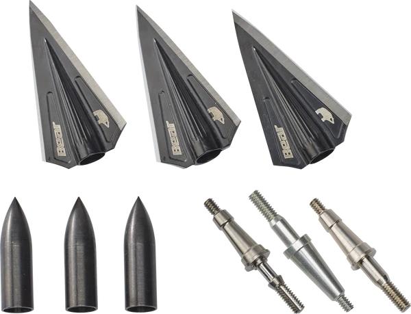 Bear BT175SB Razor Head VWS Broadhead Kit 150-250gr 3-Pack - View 2