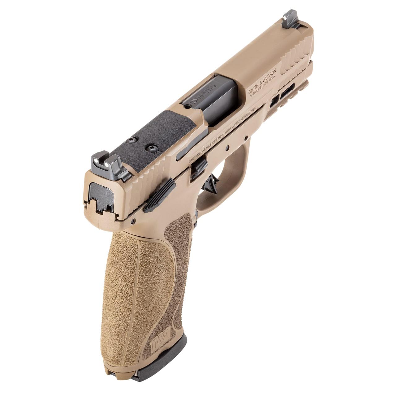 Smith & Wesson M&P10mm M2.0 OR FDE: 4" Barrel, Optic-Ready Slide, Flat-Face Trigger - View 2