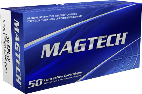 Magtech 38F Range/Training 38Special+P 125gr Semi Jacketed Hollow Point... - View 2