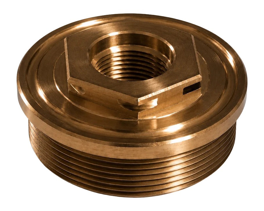 TMP HUB28 DIRECT THREAD HUB 1/2 X 28 TI/HT - View 2