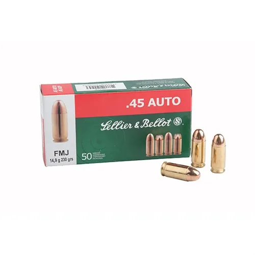 Sellier & Bellot SB32A Handgun Target 32 ACP 73 gr FMJ 50 Per Box - View 2