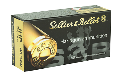 Sellier & Bellot SB40C .40 S&W 180gr JHP Ammo 50 Rounds - View 3
