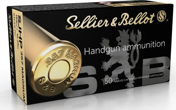 Sellier & Bellot SB357C 357 Magnum Jacketed Hollow Point 158 Grain 50 Ro... - View 2