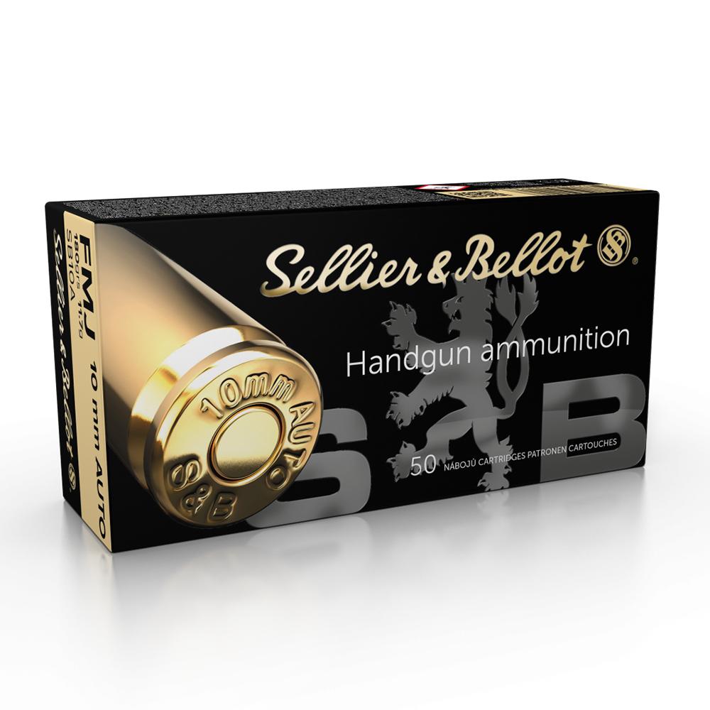 Sellier & Bellot SB10A 10mm Auto 180gr FMJ Ammo 50 Rounds - View 2
