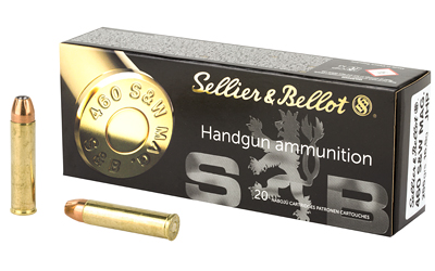 Sellier & Bellot SB460B Handgun 460S&WMag 255gr Jacketed Hollow Point 20 - View 2