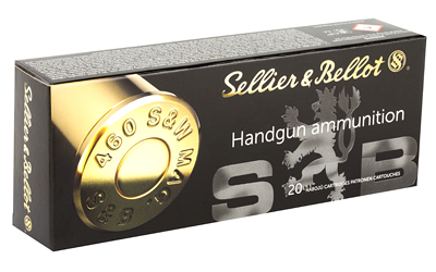 Sellier & Bellot SB460B Handgun 460S&WMag 255gr Jacketed Hollow Point 20 - View 3