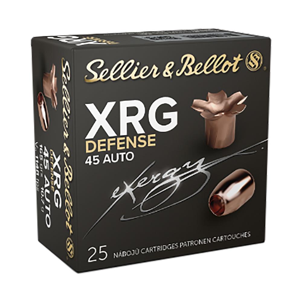 Sellier & Bellot SB45XA 45ACP 165gr Solid Copper Hollow Point Ammo 25/Box - View 2