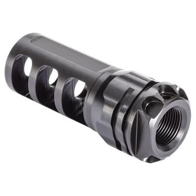 Gemtech ETM 7.62 NATO Muzzle Brake 2.37" Black 5/8-24 Mount - Enhanced Suppressor Alignment - View 2