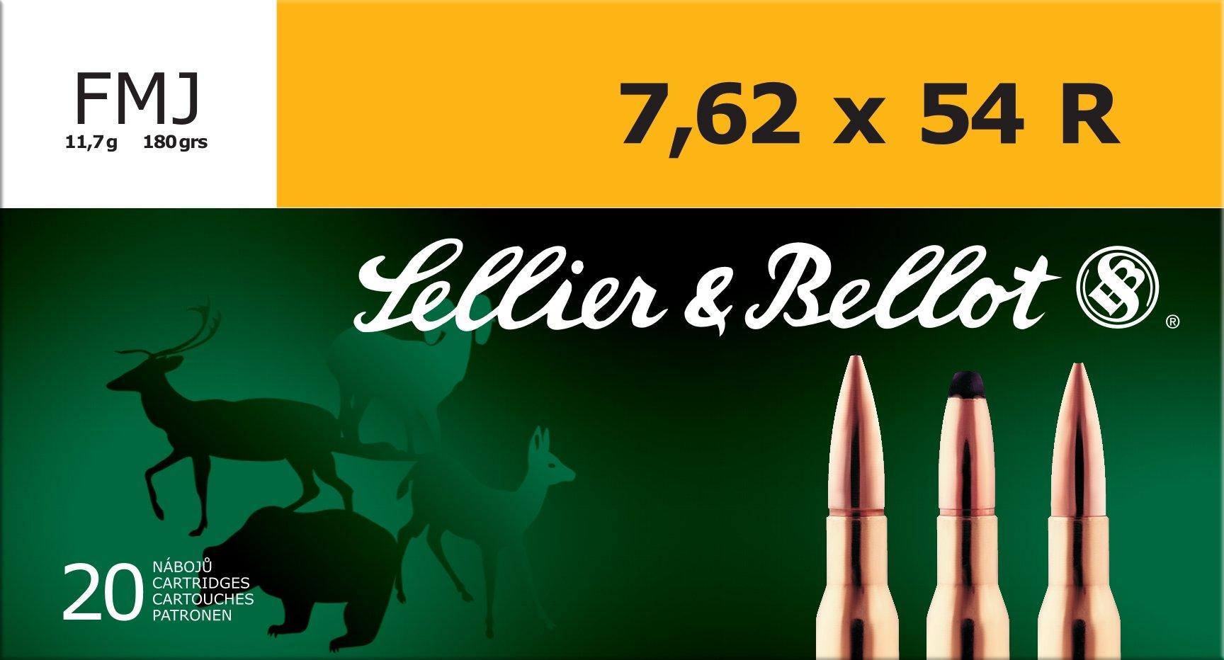 Sellier & Bellot SB76254RA Rifle 7.62x54mmR 180gr Full Metal Jacket 20... - View 2