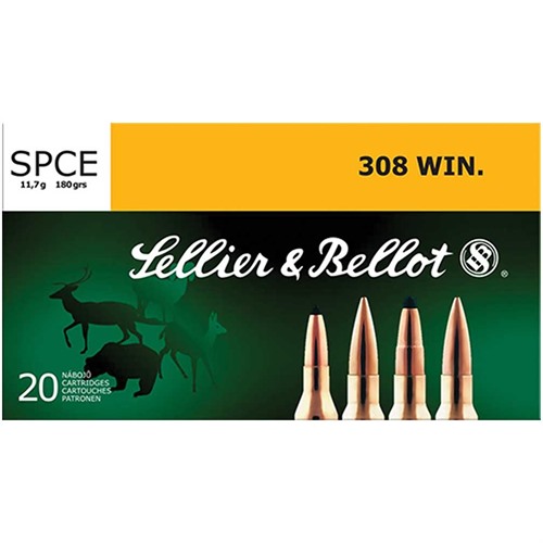 Sellier & Bellot SB308F 308 Winchester Soft Point Cut Through Edge 180 G... - View 2