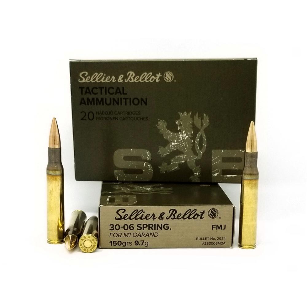 Sellier & Bellot SB3006M2 Rifle 30-06Springfield 150gr Full Metal Jacket - View 2