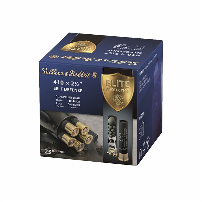 Sellier & Bellot SB410SDA Self Defense 410Gauge 2.50" 15 Pellets 1/2oz - View 2