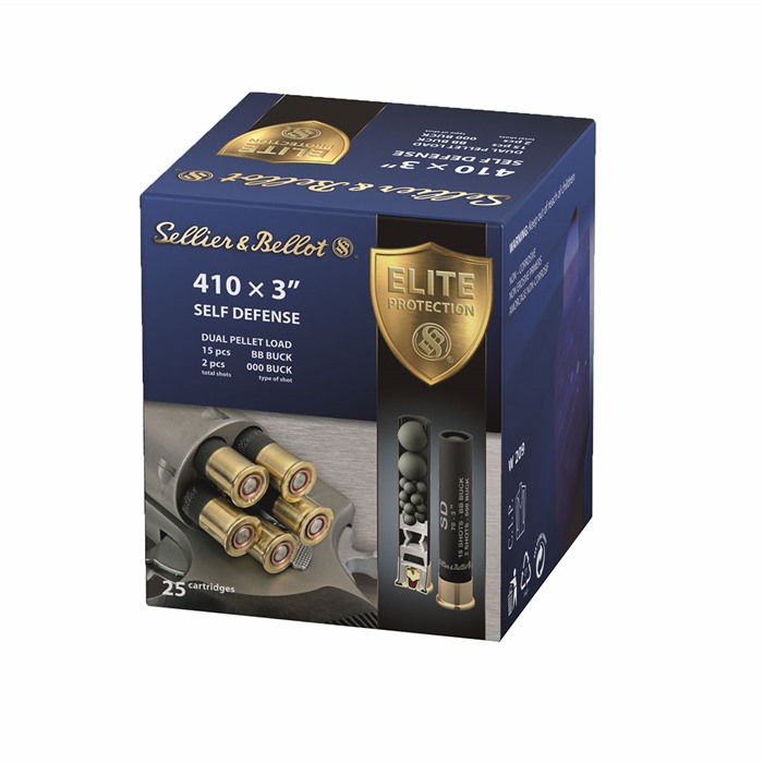 Sellier & Bellot SB410SDB 410 Gauge 3 in 15 Pellets 000 Buckshot - View 2