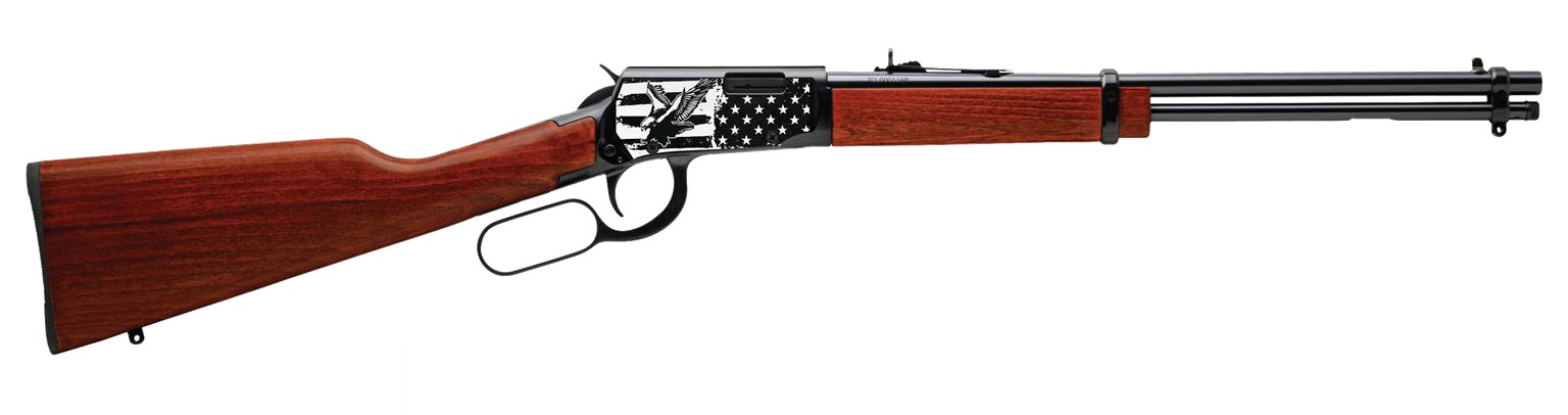 Rossi RL22181WD-EN22 22 LR Rifle, 18" Barrel, 15-Round, Black/Hardwood - View 2
